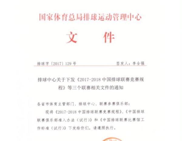 排球聯賽改革出爐：允許3外援上場，青訓投入不低于一百萬元