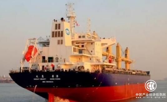 中船集團建造全球首艘智能船舶起程試航