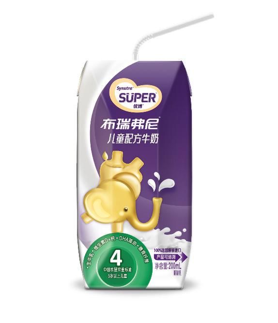 優博布瑞弗尼4段兒童配方牛奶內外兼修，獲業界好評