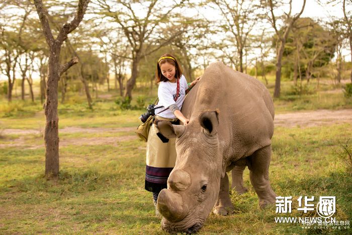 江一燕呼吁保護犀牛 拒絕獵殺買賣 
