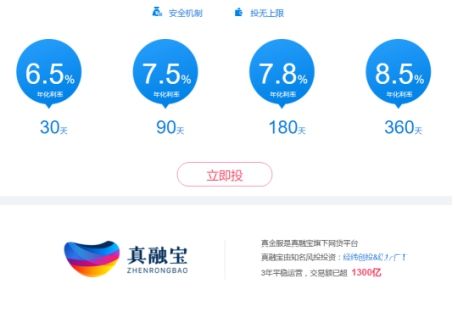 真融寶旗下真金服：專業團隊打造實力P2P平臺
