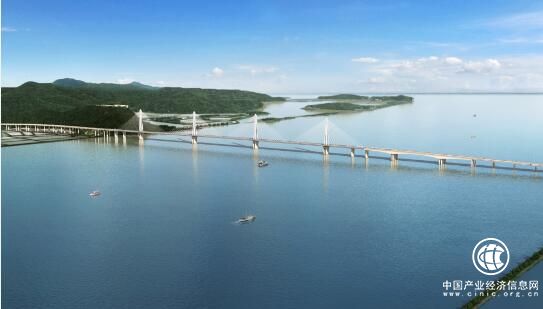國內首座公鐵同層跨海大橋在粵開工建設