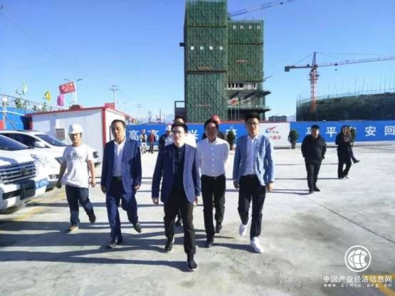 宗客網董事長盧明昌蒞臨霍爾果斯視察在建地產項目