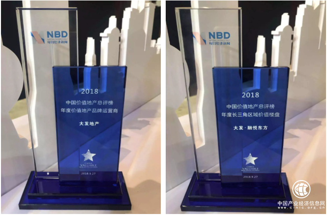 2018中國價值地產總評榜揭曉，大發地產榮登榜單