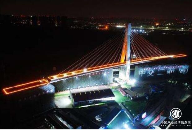 鄭萬鐵路1.65萬噸“新月云梯”大橋轉體成功 填補國內空白