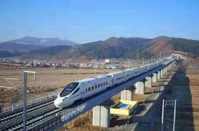 我國“八縱八橫”高鐵網最北“一橫”開始運行試驗