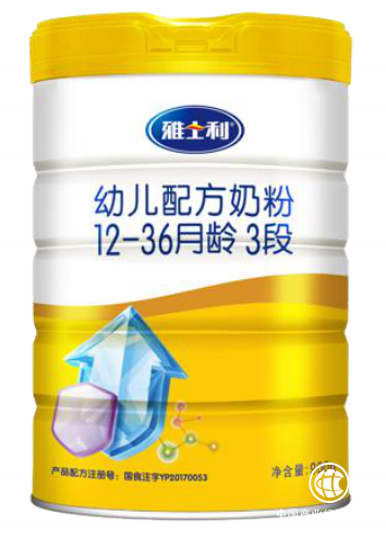 雅士利配方奶粉注重品質，科學配方呵護寶寶健康成長