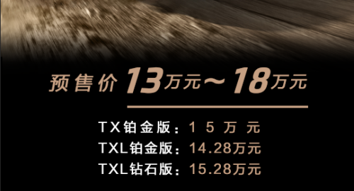 地表最強1.6T終于到來？星途TX和TXL正式開啟預售！