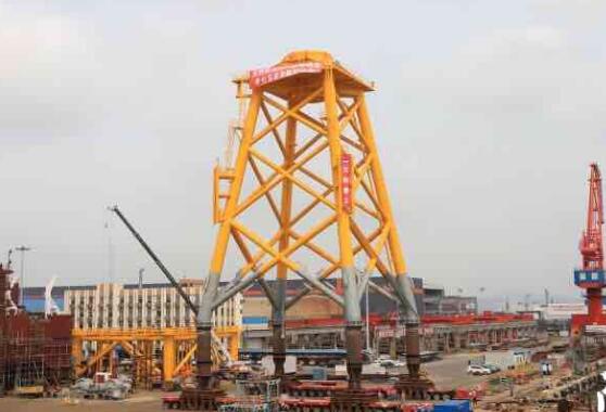 國內最大風電導管架交付