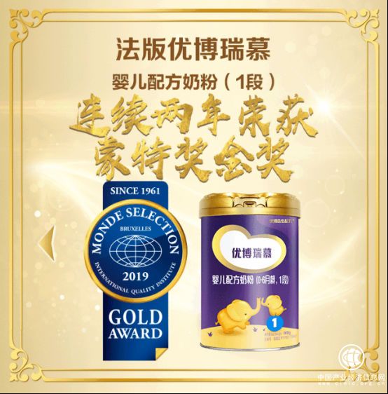 圣元優博多款產品再獲食品界”奧斯卡”金獎