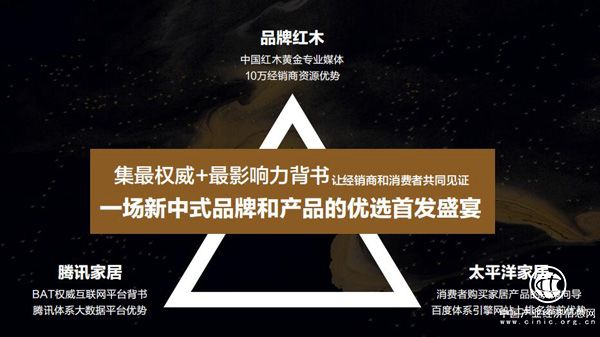 品牌紅木、騰訊家居、太平洋家居等“流量大戶”的能力加持，為新中式紅木家具品牌提供豐富流量和持續創造營銷價值