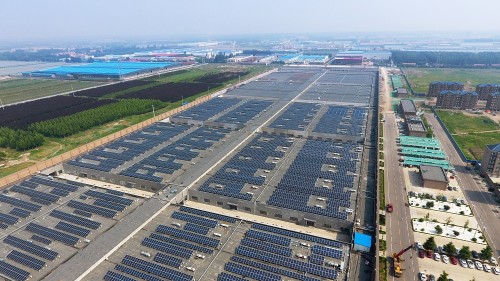 固德威助力山東服裝巨頭4.5MW工商業光伏電站，吹響“新能源動力”號角