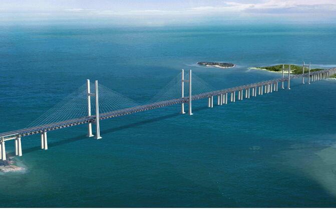 世界最長跨海公鐵大橋全線合龍貫通