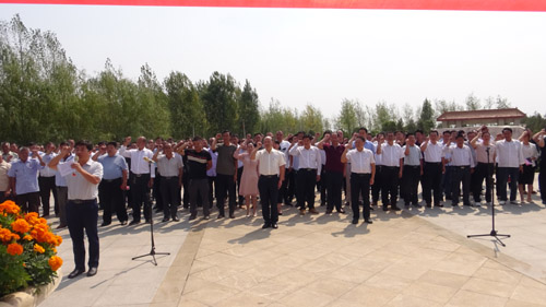 河南省方城縣券橋鎮開展革命傳統教育活動