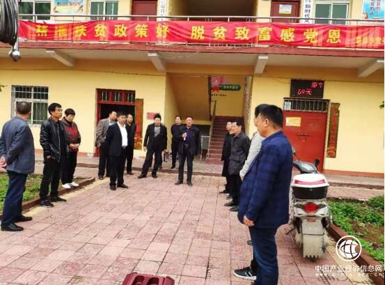 河南省南召縣皇后鄉開展黨建助脫貧觀摩活動