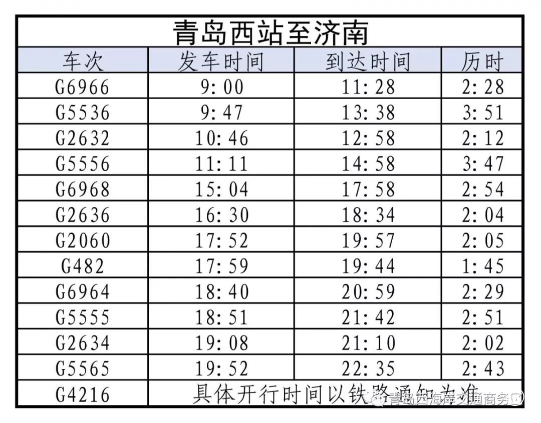 魯南高鐵通車后 青島西站乘車最新攻略