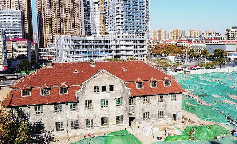 百年修女樓將“走”二三十米 這是濟南老建筑14年來第4次平移