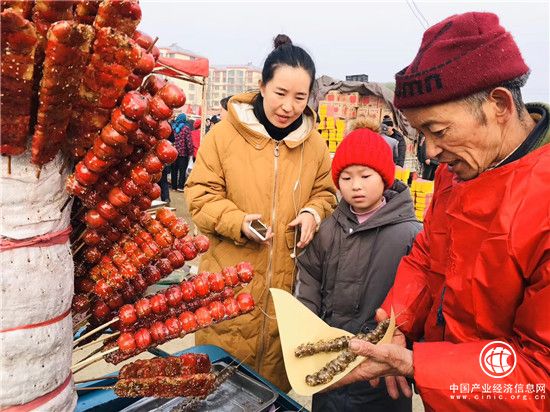 青島市尚存的最古老 規模最大的集市之一 泊里大集年味十足