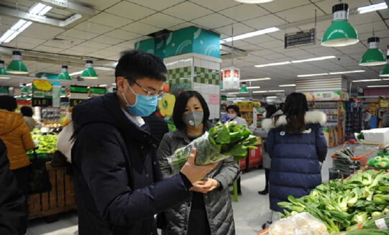 市發改委抽查顯示：糧油菜價格平穩 疫情防控用品正加緊備貨