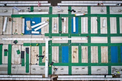 【圖刊】與時間的戰“疫”——火神山醫院建成記