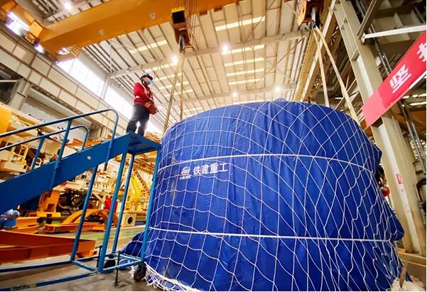 復工首日 中國鐵建盾構機發運土耳其