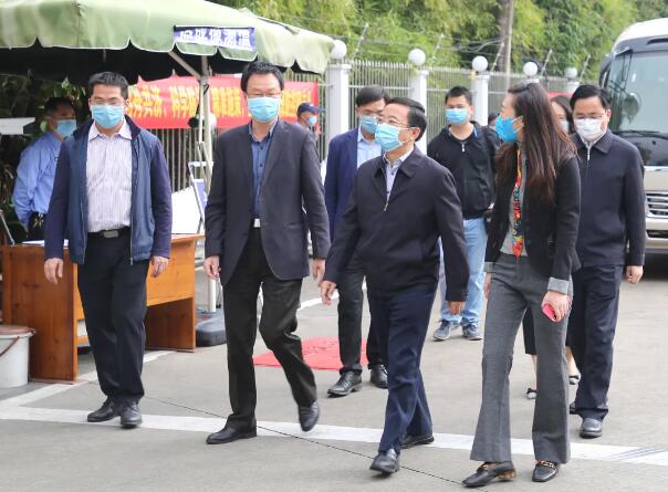 肇慶市委書記蒞臨檢查指導，福加德復工復產“四個到位，三個保證”