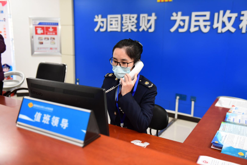 我市稅務部門全面推行“非接觸式”辦稅繳費服務