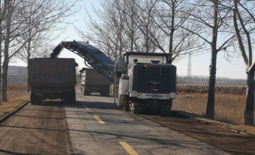 S209蓬黃路即墨段大修工程提前一周復工