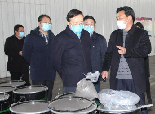 河南省南陽市政協主席張生起深入方城縣廣陽鎮調研企業疫情防控期間復工復產工作