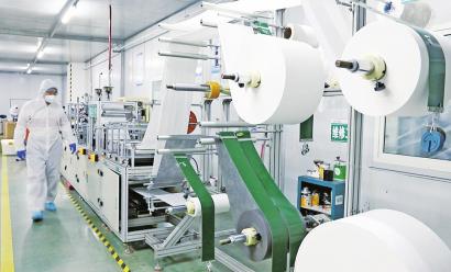 江蘇口罩產業鏈全復工滿負荷 持續擴產面臨原材料瓶頸