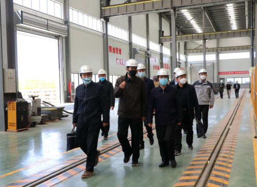 臨沂市北城二期學校項目指揮部開展實地調研