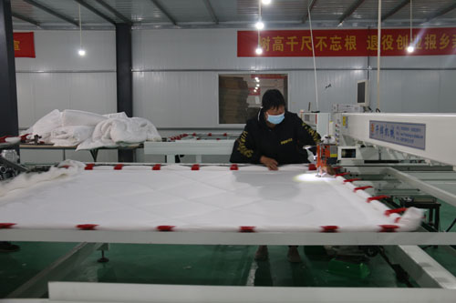 河南南召：扶貧車間全面復產 家門口務工收入不菲