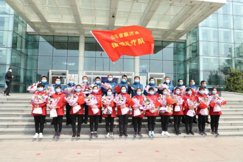 警車開道！最高禮遇！臨沂隆重歡迎援鄂醫療隊26名隊員回家！