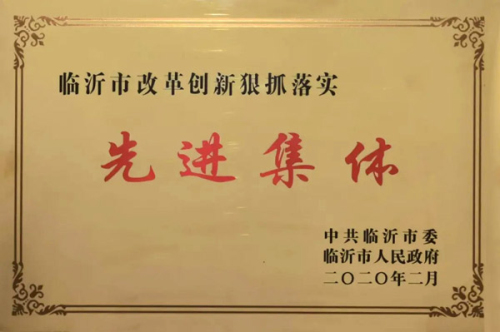 臨沂市疾控中心榮獲全市“改革創新狠抓落實”先進集體稱號
