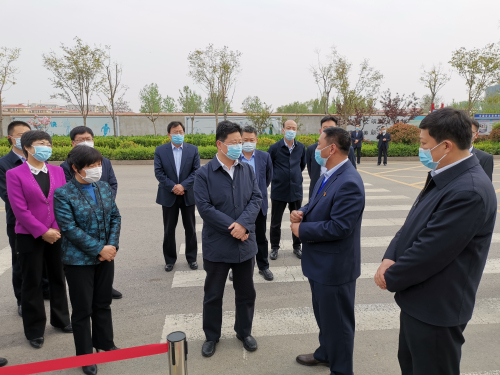 快訊！孟慶斌帶隊調研學校復學開課準備工作