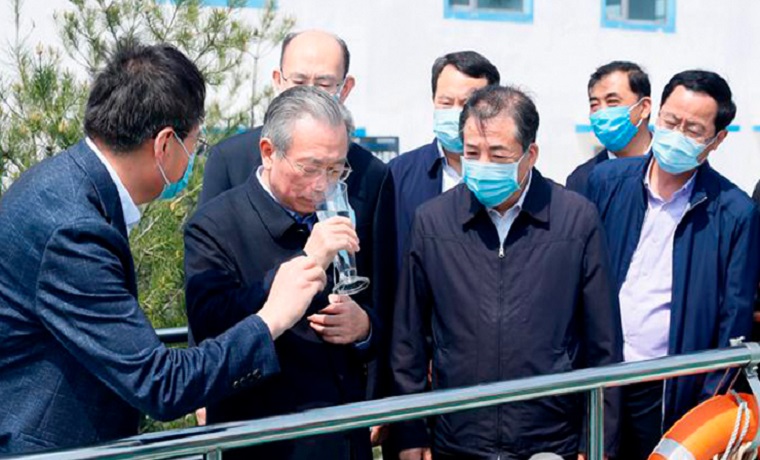 劉家義在小清河濟南段調研 