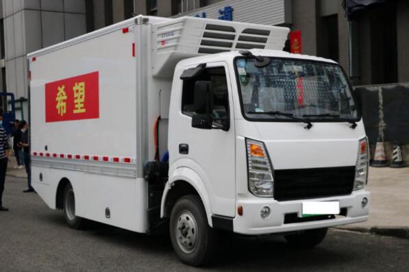 基于有研集團低壓固態儲氫技術的氫燃料電池冷鏈物流展示車成功下線
