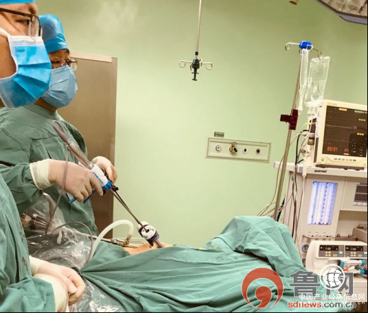 菏澤市二院成功完成后腹腔鏡下根治性右腎腫瘤切除術