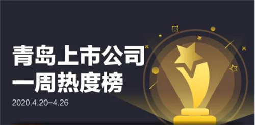 青島上市公司一周熱度榜|雙星集團混改方案獲批；青島銀行、青農商行發布靚麗一季報