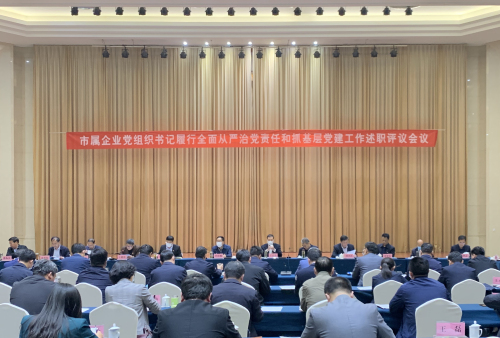 市屬企業黨組織書記履行全面從嚴治黨責任會議召開