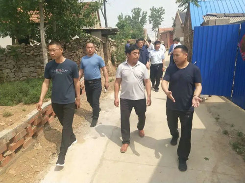 汪溝鎮督導后進村人居環境 力保整治成效