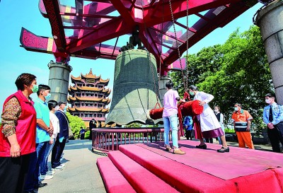 武漢黃鶴樓景區重新開放
