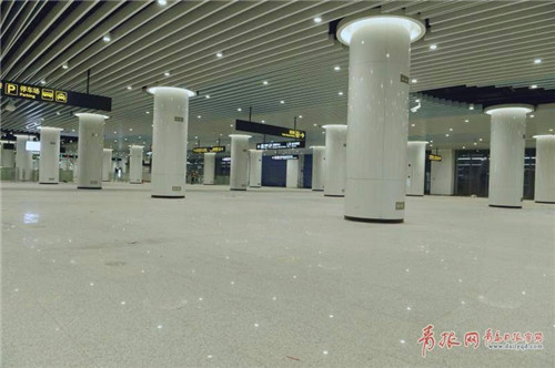 膠東機場地鐵站即將驗收