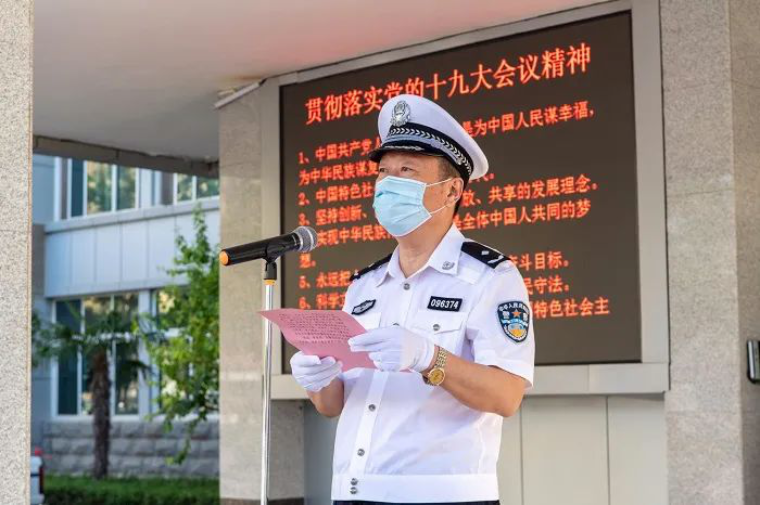 菏澤交警大練兵 厲兵秣馬保暢通