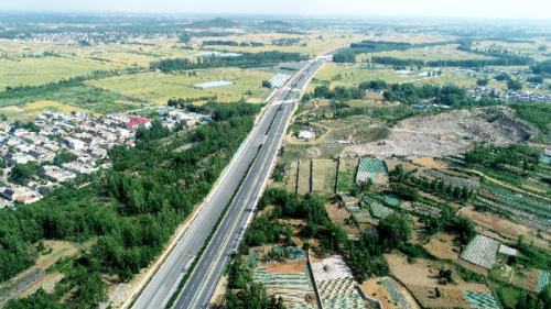京滬高速改擴建工程蘭陵段右幅通車