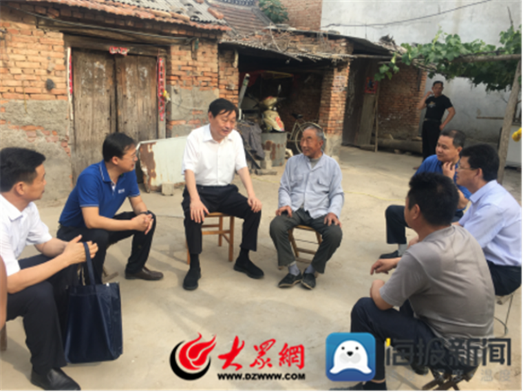 任仲義到菏澤市開發區焦莊村走訪調研