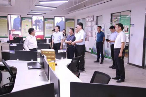 鄭州市委組織部組織處蔣明倫處長一行到鄭大云創考察指導