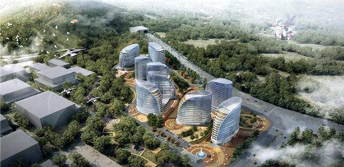 打造VR發展新高地 青島國際虛擬現實產業園九棟單體全封頂