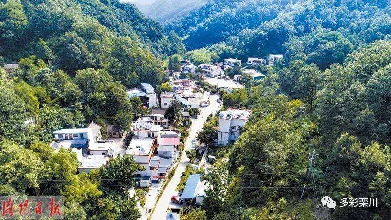 河南欒川縣倉房村咬定生態脫貧，由賣竹子到賣風景