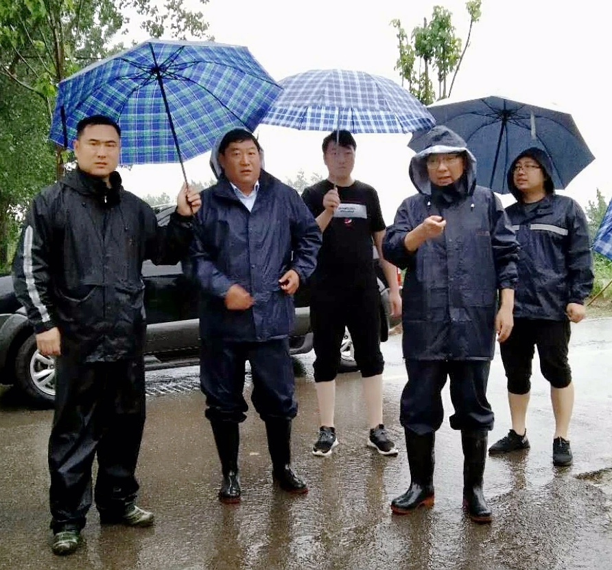 不停歇！防汛，西集鎮干部在一線